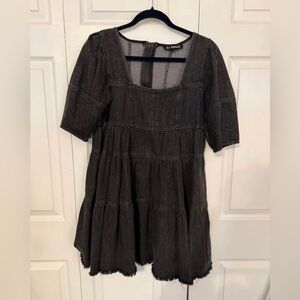 Denim black dress size medium